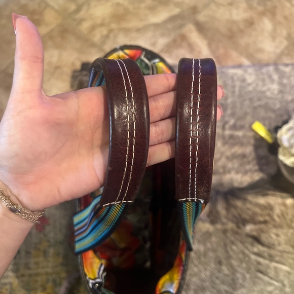 Consuela Black Tote with Floral Embroidery - Picture 8 of 11